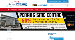 Desktop Screenshot of investpenang.gov.my